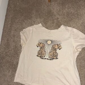 Anthropologie Cream Top